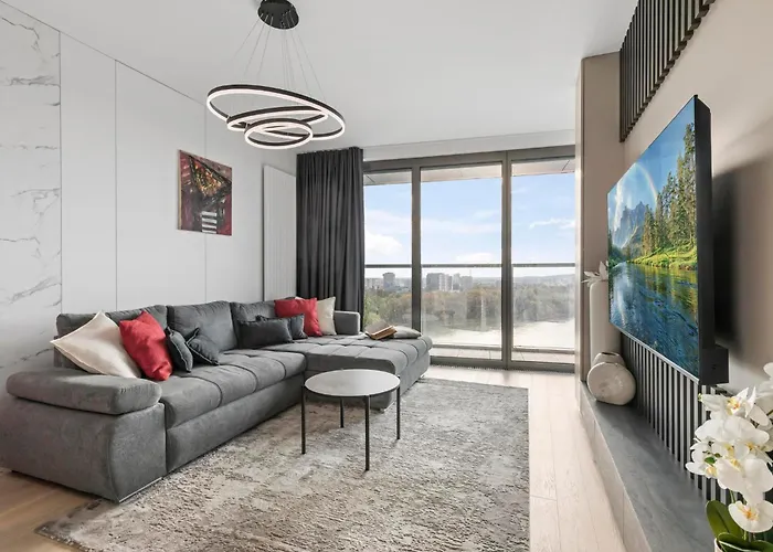 아파트 Luxury Eurovea Tower - Danube & Castle 브라티슬라바